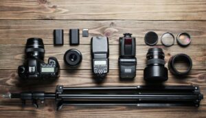 Camera equipment - lens, camera, tripod, etc needed for Graphic Design