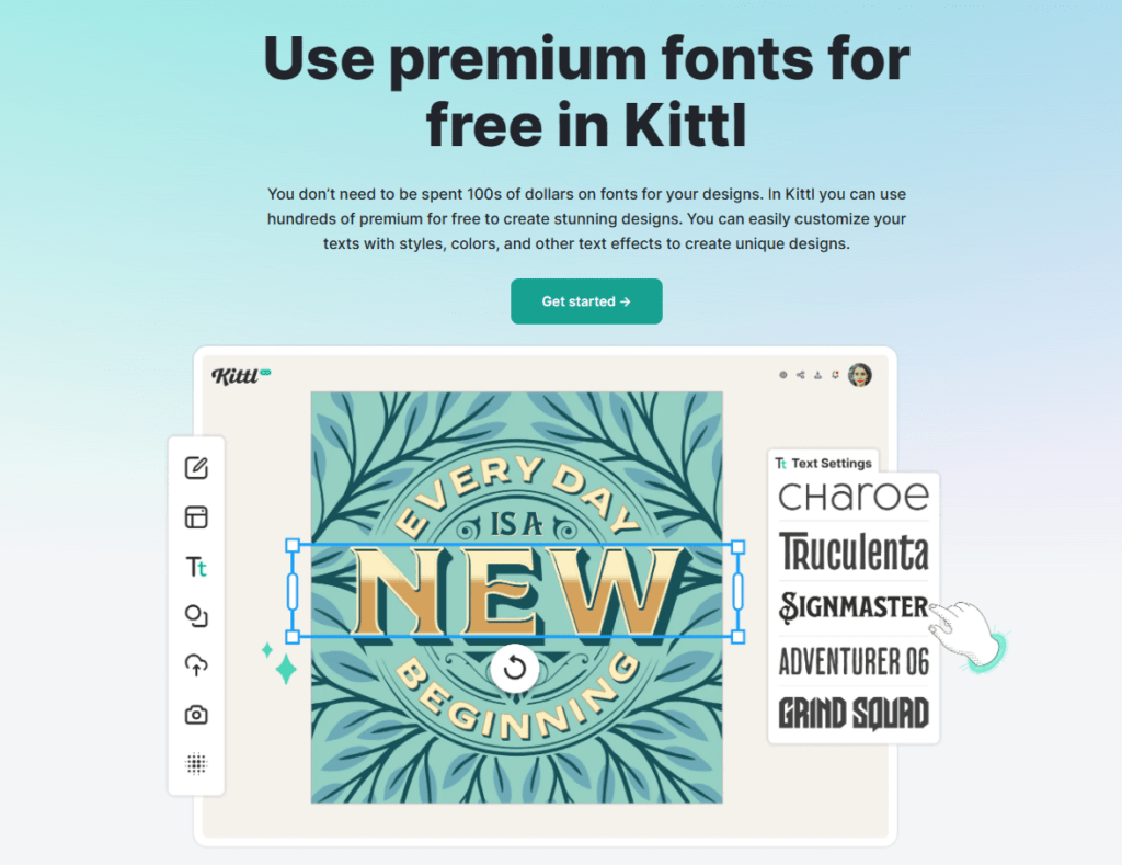 Kittl Fun, Funky and Vintage Fonts galore