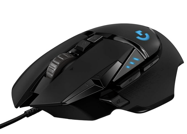 Photo of the Logitech G502 wired Mouse